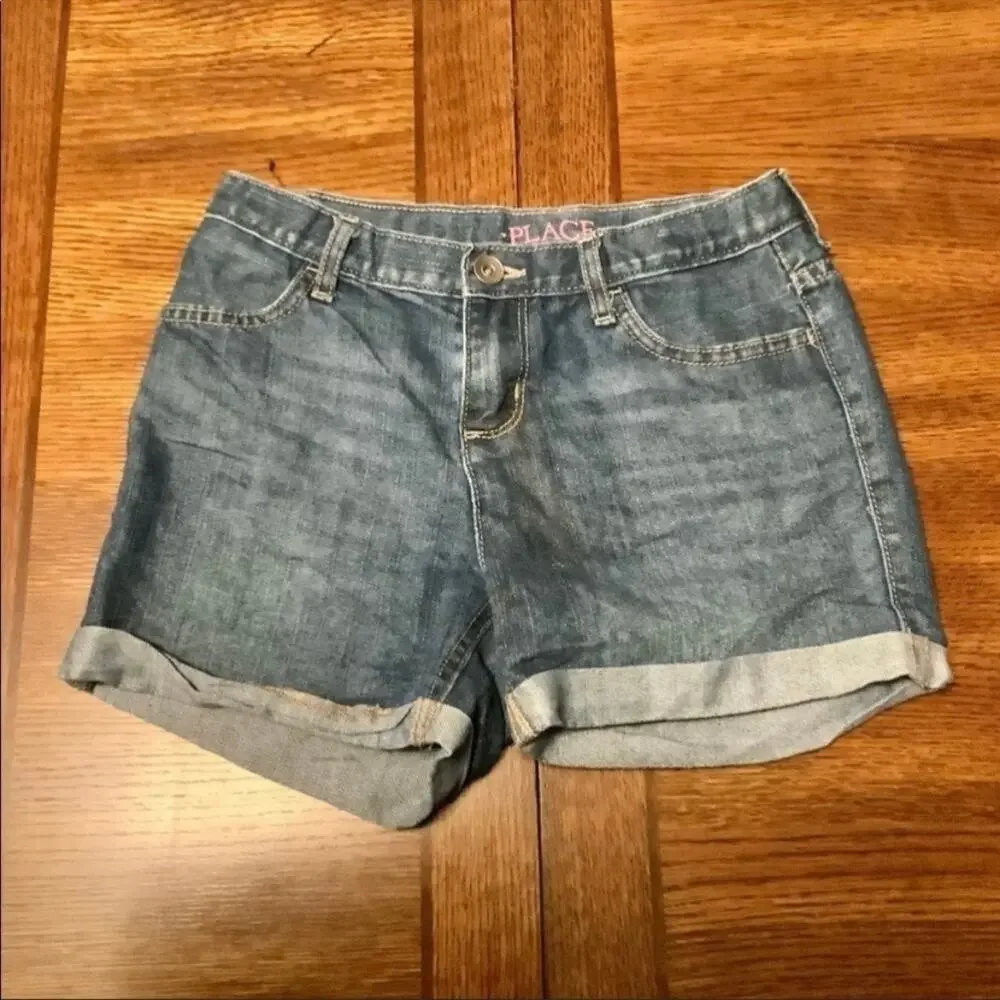 The CHILDREN’S PLACE Blue Jean Shorts Size 10 (Girl's)
